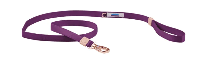 Weatherbeeta Elegance Dog Lead Purple XS/S